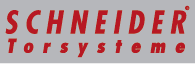 Logo der Firma SCHNEIDER Torsysteme