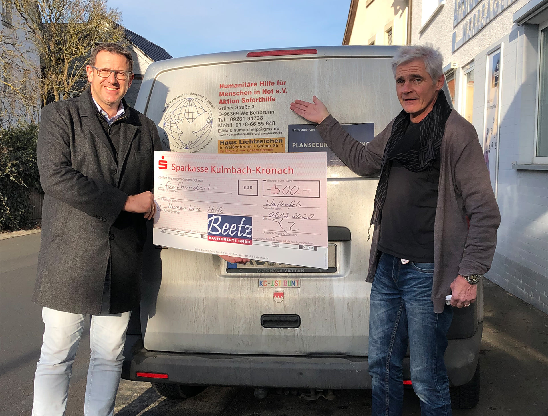 Spende für Humanitäre Hilfe für Menschen in Not e.V